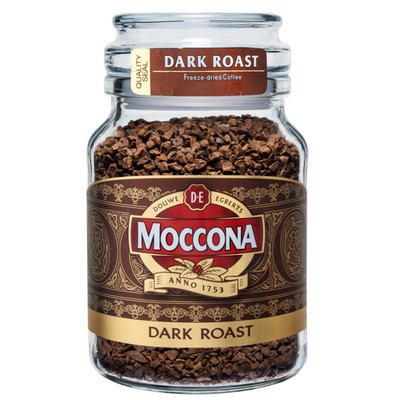 Кофе Moccona Dark Roast натуральный растворимый сублимированный тёмной обжарки, 95г