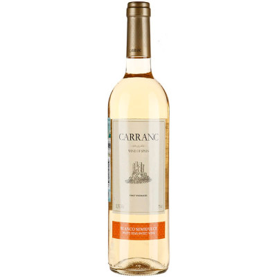 Вино Carranc Блан белое полусладкое 11.5%, 750мл