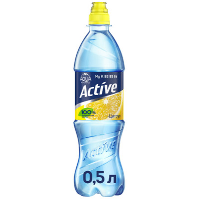 Напиток Aqua Minerale Active Цитрус, 500мл