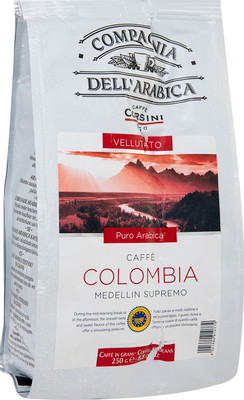 Кофе Compagnia Dell Arabica Colombia Medellin Supremo в зёрнах, 250г
