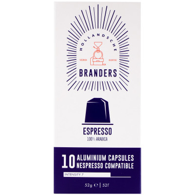 Кофе в капсулах Hollandsche Brands Эспрессо, 10х5.2г