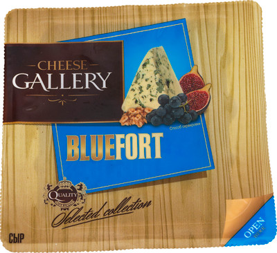 Сыр Cheese Gallery Bluefort с голубой плесенью кусок 56%, 135г
