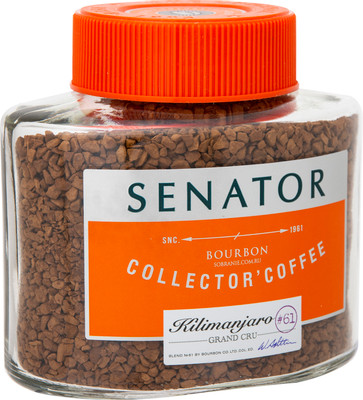 Кофе Senator Kilimanjaro растворимый с добавлением молотого, 100г