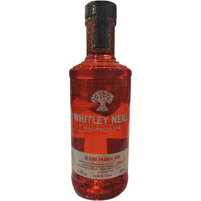 Настойка Whitley Neill Blood Orange Gin полусладкая 40%, 200 мл