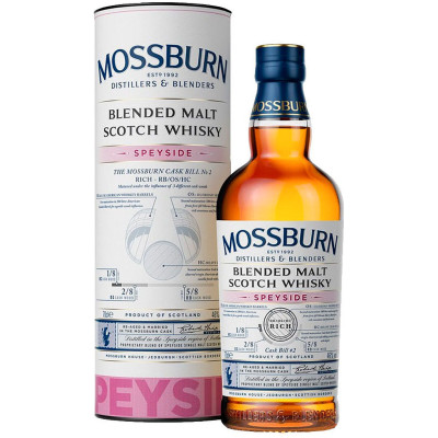 Виски Mossburn Speyside 46%, 700мл