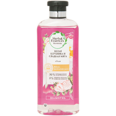 Шампунь Herbal Essences белая клубника и сладкая мята, 400мл