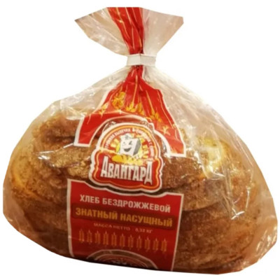 Хлеб Знатный насущный пшенично-ржаной бездрожжевой в нарезке, 320г