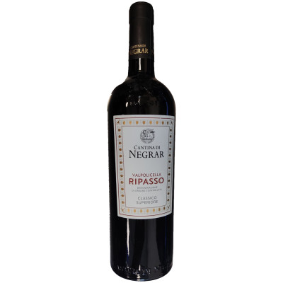 Вино Negrar Valpolicella Ripasso Classico Superiore DOCG красное полусухое 13.5%, 750мл