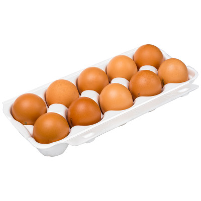 Яйцо куриное столовое С2, 10шт
