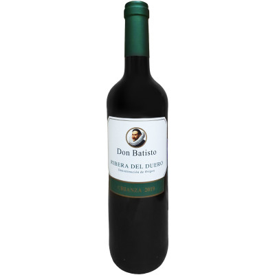 Вино Дон Батисто Крианца сортовое выдержанное красное сухое, 750мл