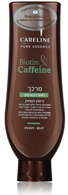 Кондиционер Careline Pure Essence для тонких и жирных волос биотин и кофеин, 600мл