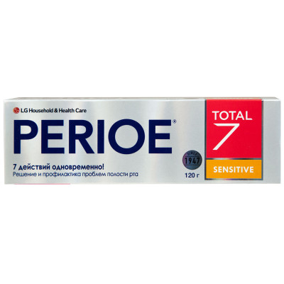 Зубная паста Perioe Total 7 Sensitive комплексного действия, 120г