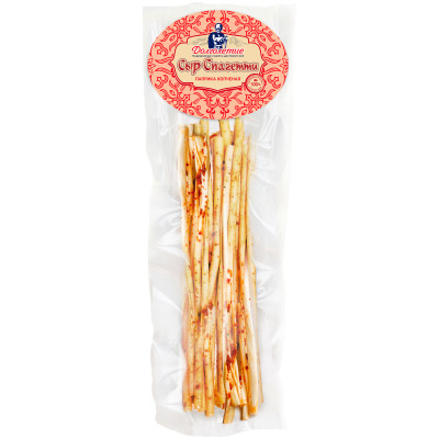 Сыр рассольный Долголетие Чечил спагетти с паприкой копчёной 45%, 70г
