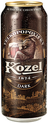 Пиво Velkopopovicky Kozel Дарк тёмное 3.8%, 500мл