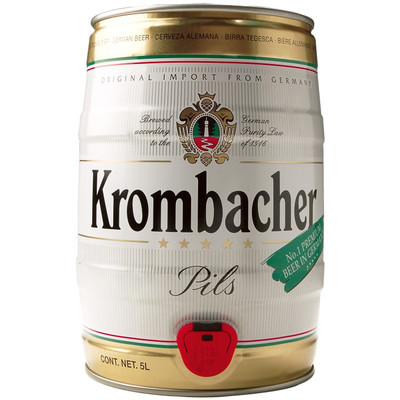 Пиво Krombacher светлое 4.8%, 500мл