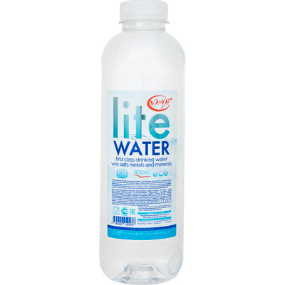 Вода Lite Water питьевая 1 категории негазированная, 800мл