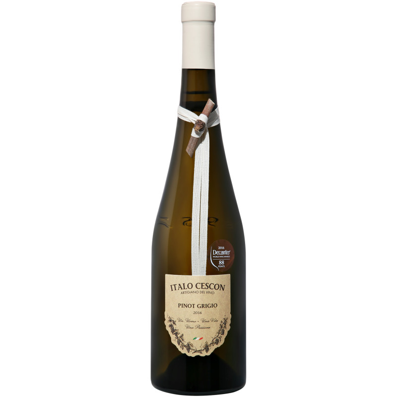 Вино Italo Cescon Pinot Grigio Friuli Grave DOC белое сухое 12%, 750мл