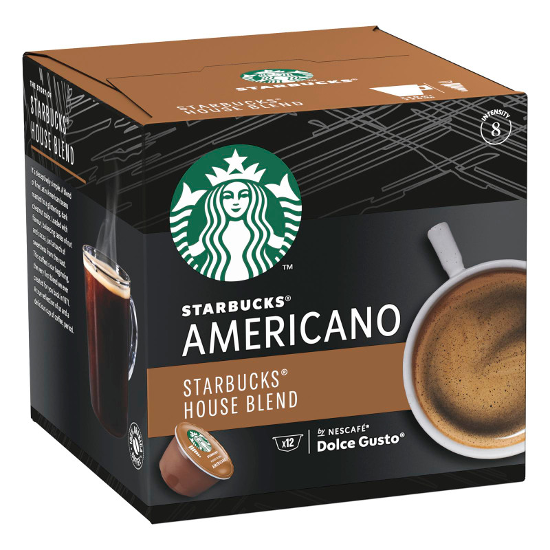 Кофе в капсулах Starbucks House Blend Americano молотый для Dolce Gusto, 12x8.5г — фото 3