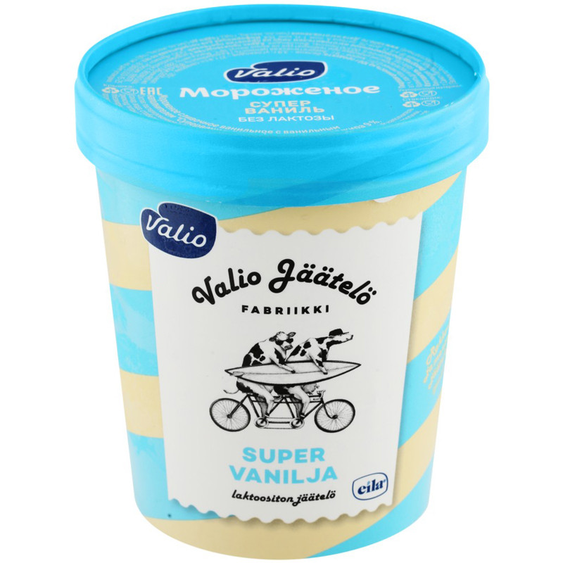 Мороженое сливочное Valio Суперваниль 9%, 480мл — фото 2