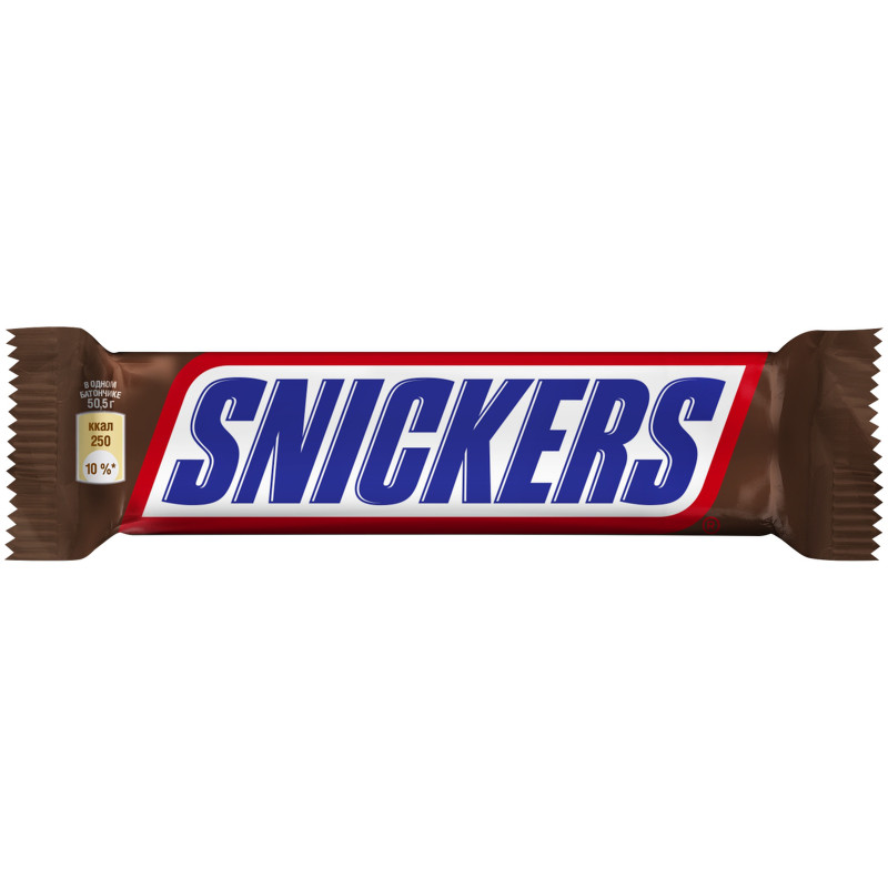 Батончик шоколадный Snickers, 50.5г — фото 3