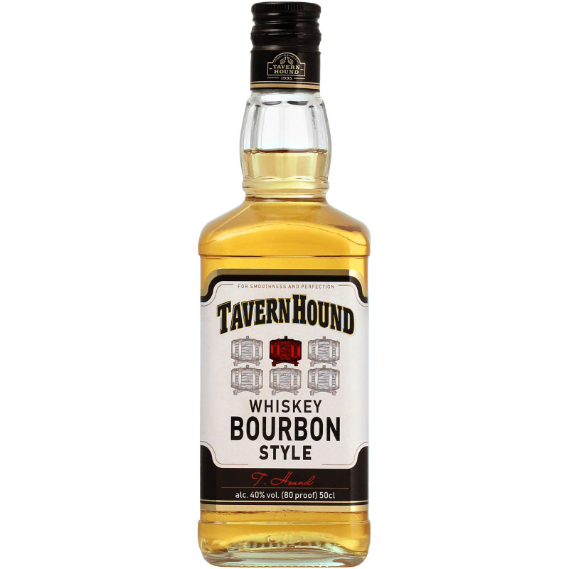 Виски Tavern Haund Bourbon Style зерновой 40%, 500мл