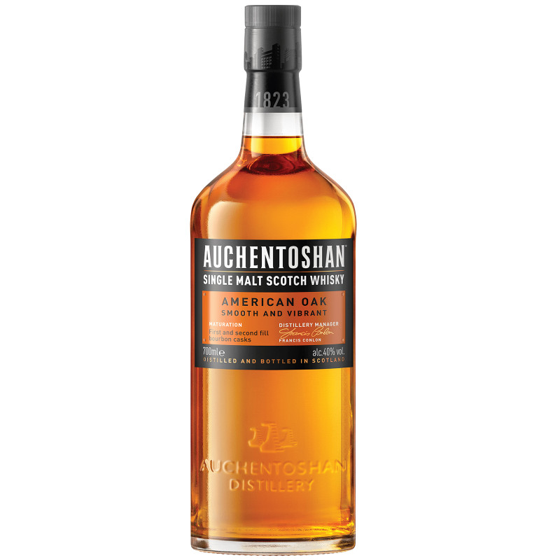 Виски Auchentoshan American Oak 40% в подарочной упаковке, 700мл — фото 1