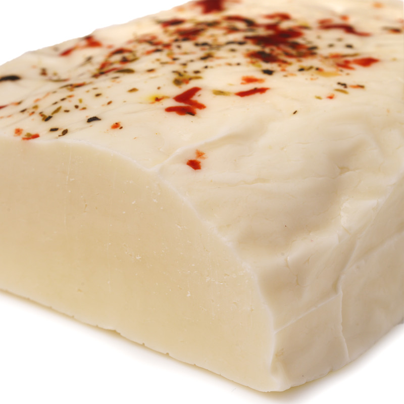 Сыр Молеон для жарки Халлуми с томатами и оливками 50% — фото 2