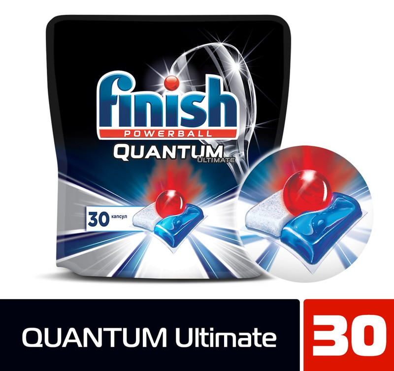 Капсулы Finish Quantum Ultimate, 30шт — фото 1