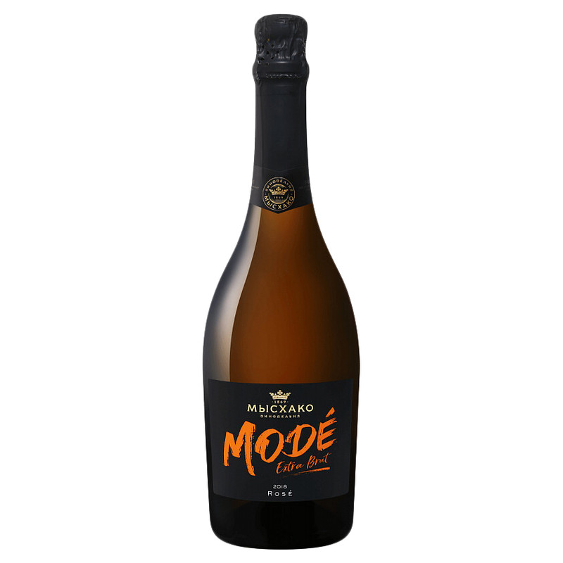 Вино Мысхако Моде Розе Экстра Брют игристое 11.5-13.5% в подарочной упаковке, 0.75л