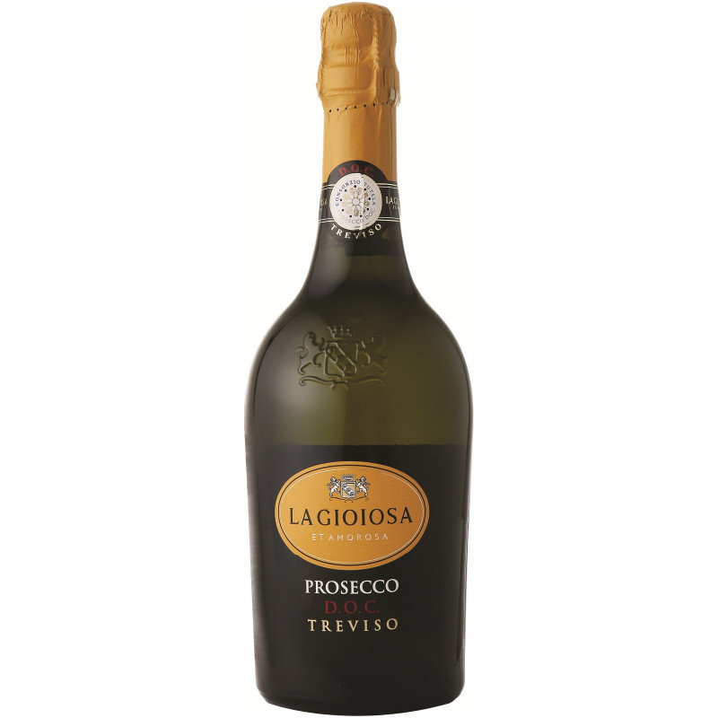 Вино игристое La Gioiosa Prosecco DOC Treviso белое брют 9, 1-13%, 750мл