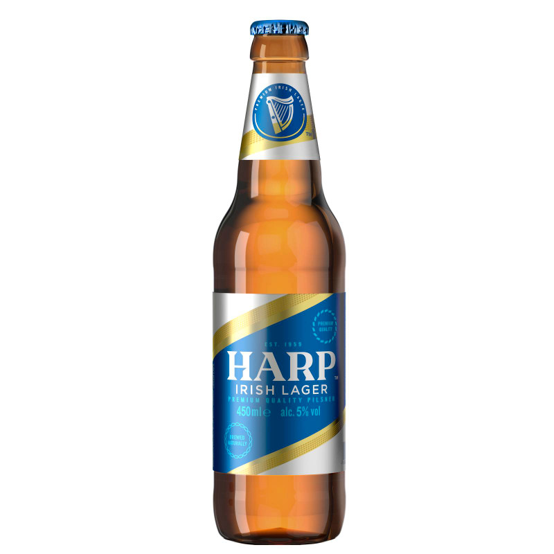 Пиво Harp светлое фильтрованное, 450мл