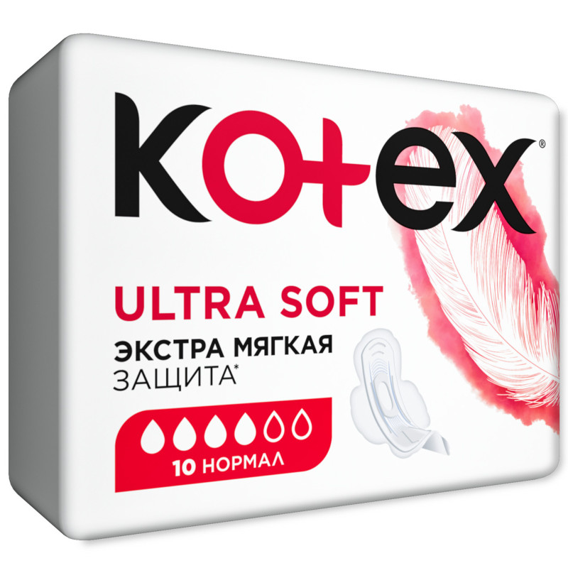 Прокладки Kotex Ultra soft нормал, 10шт — фото 1