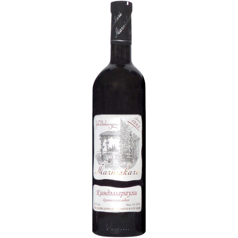 Вино Marniskari Киндзмараули красное полусладкое 11-13%, 750мл
