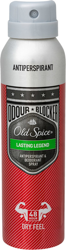 Антиперспирант-дезодорант Old Spice Odour blocker Lasting legend спрей, 150мл