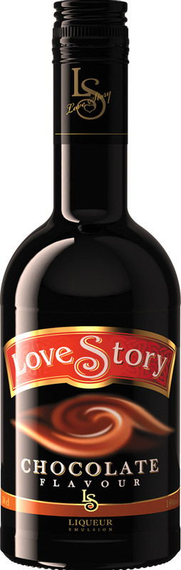 Ликёр Love Story Шоколадный вкус эмульсионный 18%, 500мл