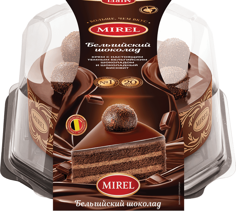 Торт Mirel Бельгийский шоколад, 750г — фото 3