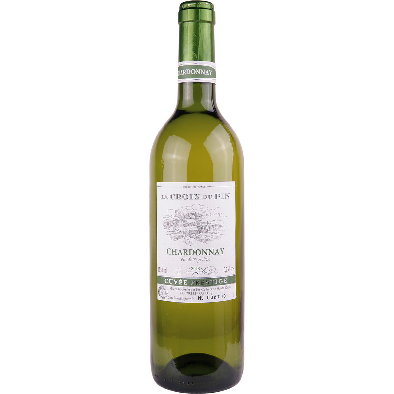 Вино La Croix du Pin Chardonnay белое сухое 13%, 750мл