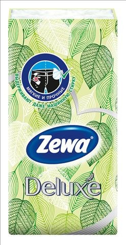 Платки носовые бумажные Zewa Deluxe Design, 10x6шт — фото 5