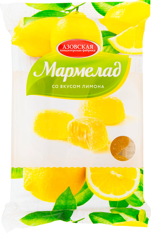 Мармелад Азовская КФ желейный лимон, 300г — фото 1