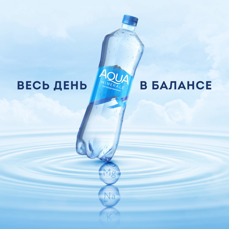 Вода Aqua Minerale питьевая негазированная, 1л — фото 3