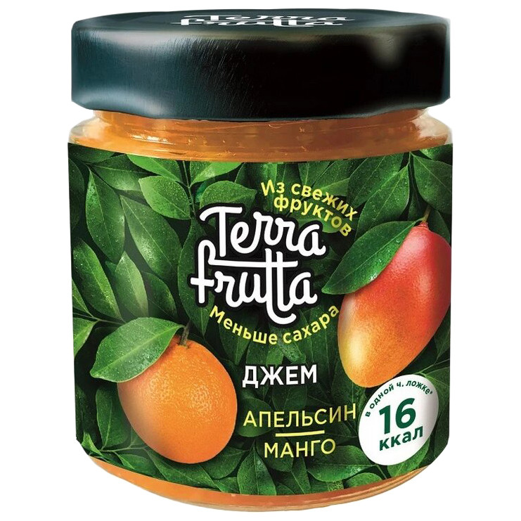 Джем Terra Frutta апельсин-лимон-имбирь, 200г