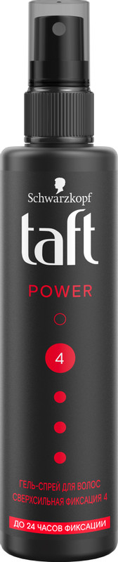 Гель-спрей для волос Taft Power сверхсильная фиксация, 150мл