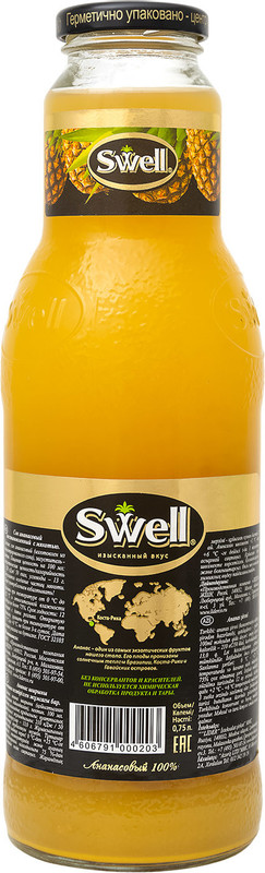Сок Swell ананасовый с мякотью, 750мл — фото 3