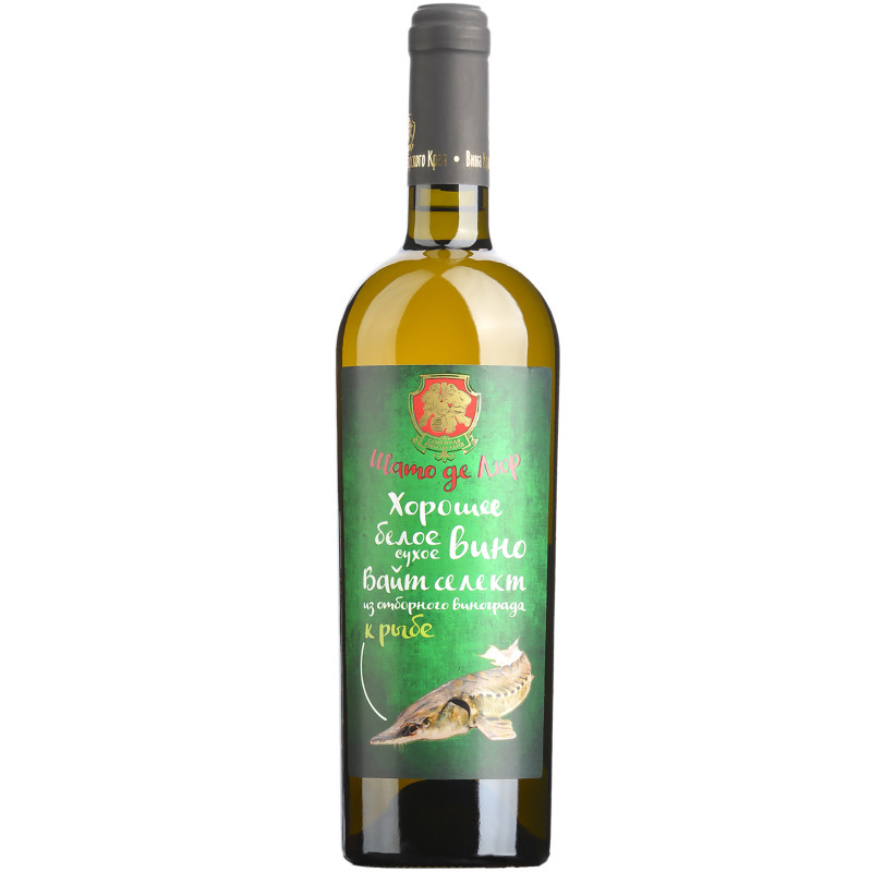 Вино Шато де Люр К рыбе белое сухое 11%, 750мл