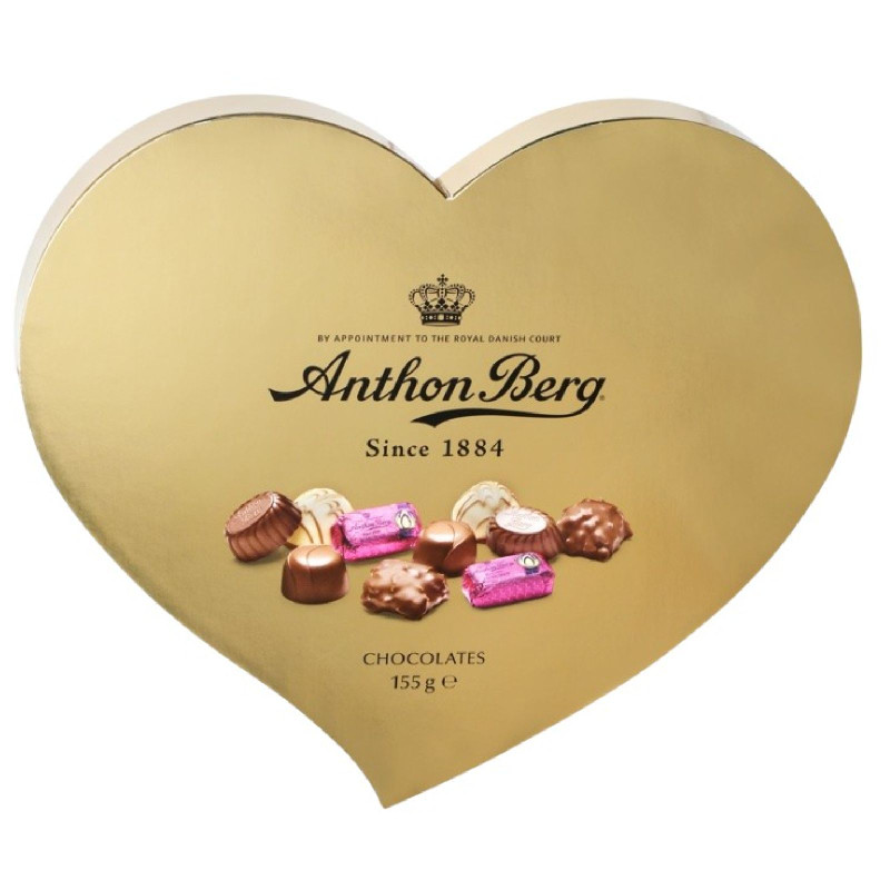 Набор шоколадных конфет Anthon Berg Gold Box Heart Shaped, 155г