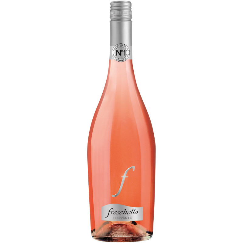 Вино игристое Freschello Frizzante Rosato розовое брют 10.5%, 750мл