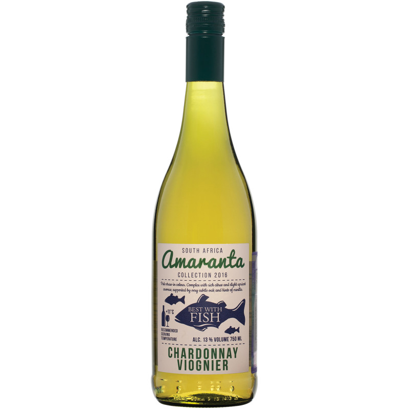 Вино Amaranta Шардоне-Вионье белое сухое 12%, 750мл