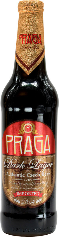 Пиво Praga Dark Lager тёмное 4.5%, 500мл