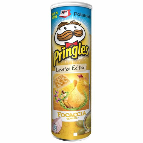 Чипсы картофельные Pringles со вкусом фокачча, 165г