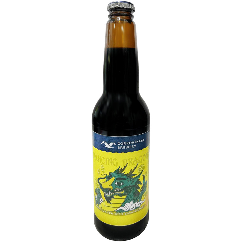 Напиток пивной Горьковская пивоварня Dancing Dragon нефильтрованный осветлённый, 440мл